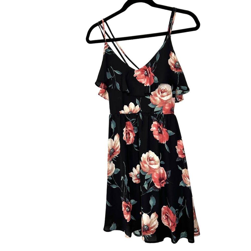 Target Xhilaration Floral strappy mini dress size small
